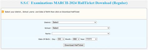 Ts Ssc Hall Ticket 2024 Out Download Link Steps To Download And Important Instructions