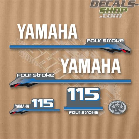 Yamaha 115hp Four Stroke 2000 Outboard Decal Kit