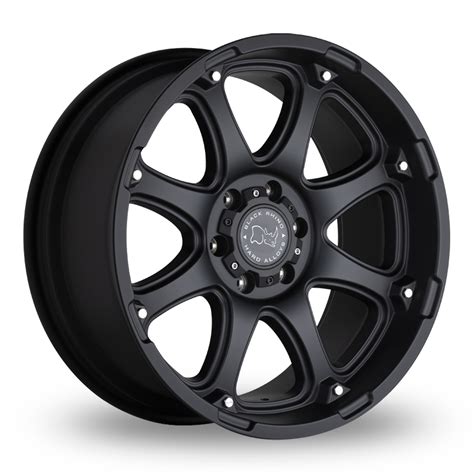 Black Rhino Glamis USA Warehouse Matt Black 18 Alloy Wheels Wheelbase