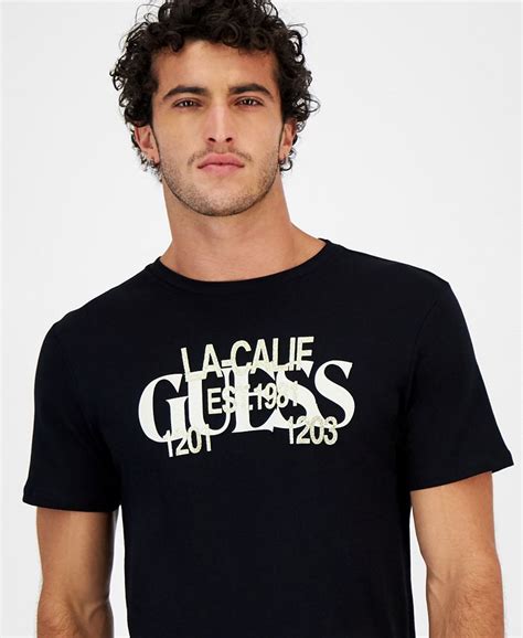 Guess Mens La Calif Logo Graphic T Shirt Macys