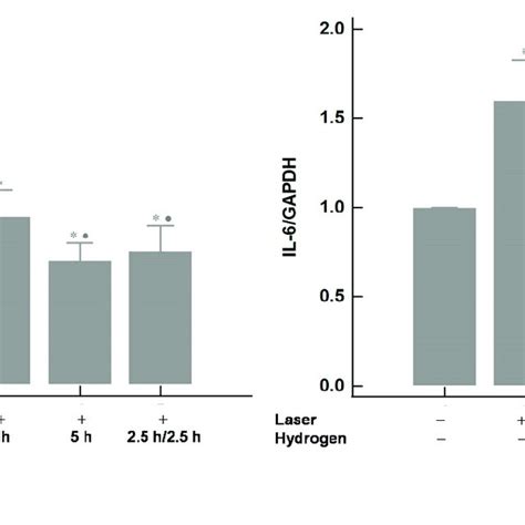 The Mrna Expression Of Tnf α A And Il 6 B The Mrna Levels Of Tnf α