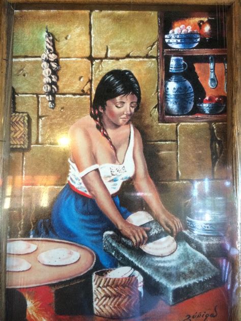 Mujer Preparando Tortilas Pinturas Mexicanas Obras De Arte Mexicano