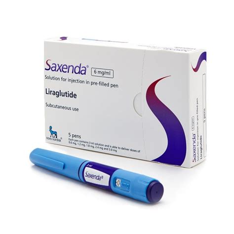 Saxenda Liraglutide 6mg Ml Pre Filled 3ml Pen Fox Pharma