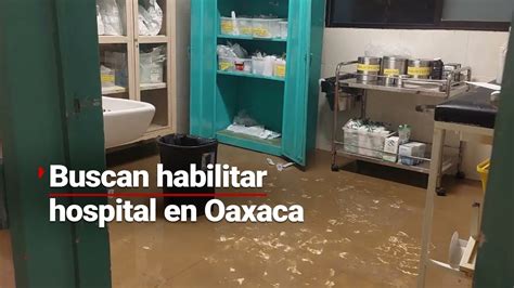 Bajo El Agua Contin An Trabajos Para Habilitar El Hospital De La