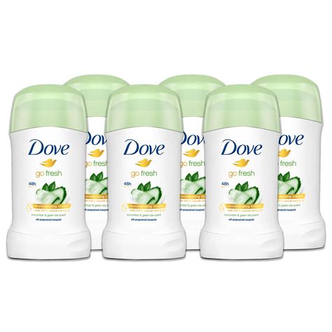 Buy Dove Go Fresh Cucumber And Green Tea Deodorant Stick 40ml Pack Of