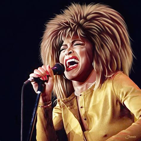 Tina Turner Drawing Painting By Jovemini Art