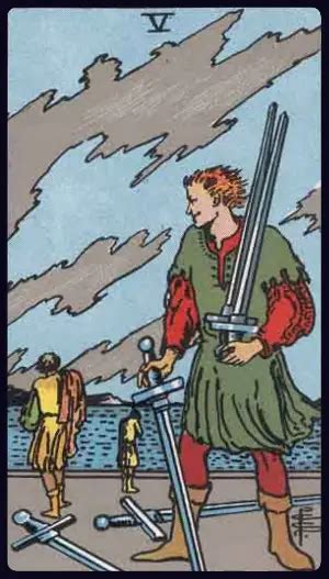 The Magician Three Of Wands And Five Of Swords Combination The