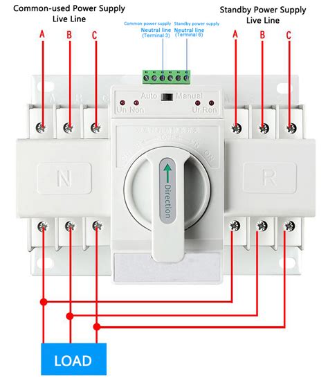 Diagram Pole Automatic Transfer Switch Wiring Diagram