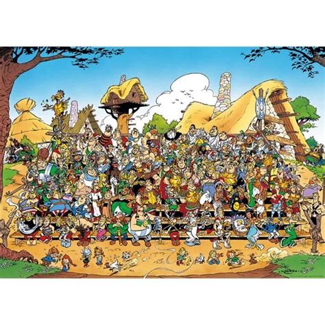 Puzzle Adulte Le Village D Asterix Pieces Collection Bd Chien