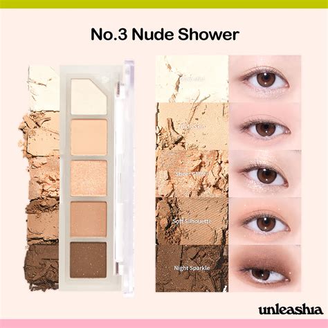 UNLEASHIA Mood Shower Eye Palette No 3 Nude Shower Korean Beauty Point