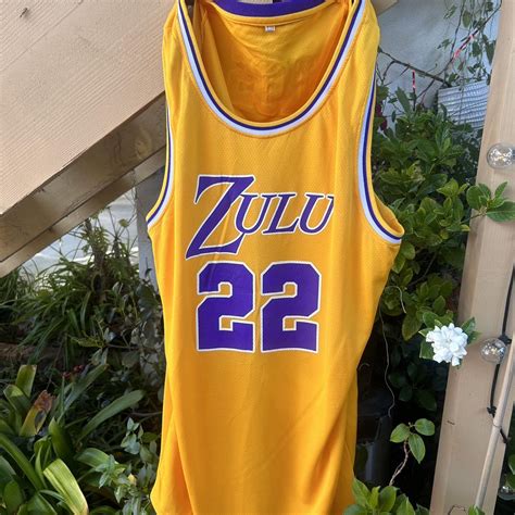 Zulu Lakers Jersey Basketball Lakers Hardcore Depop