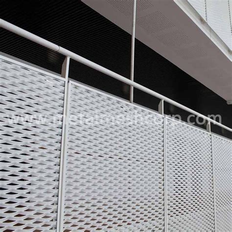 decorative expanded metal mesh railing factory china