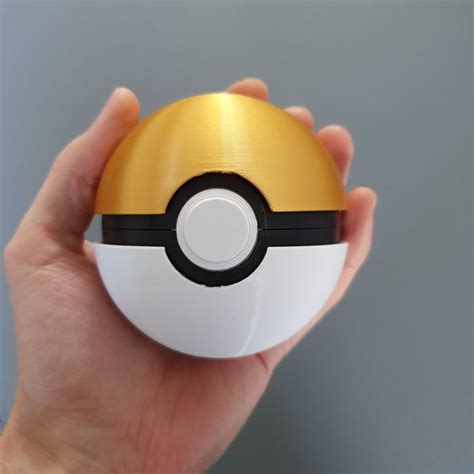 GS Pokeball Replica Functioning Button Release Lid Etsy UK Pokeball