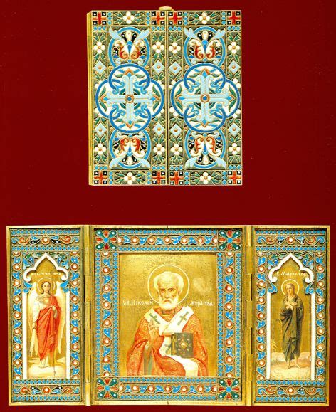 Русский модерн в иконописи. - 4 | Русская иконопись, Триптих ...