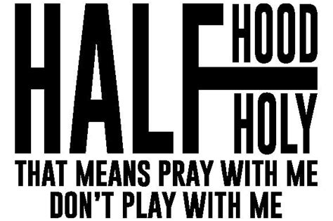 Half Hood Half Holy SVG Graphic by TEESHOP · Creative Fabrica