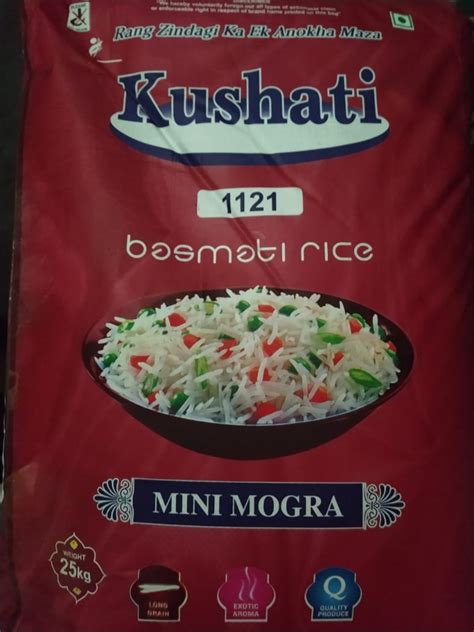 Creamy White Kushati Mini Mogra Basmati Rice Bag At Rs Kg In Pune