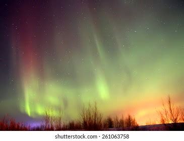 Northern Lights Night Sky Stock Photo 261063758 | Shutterstock