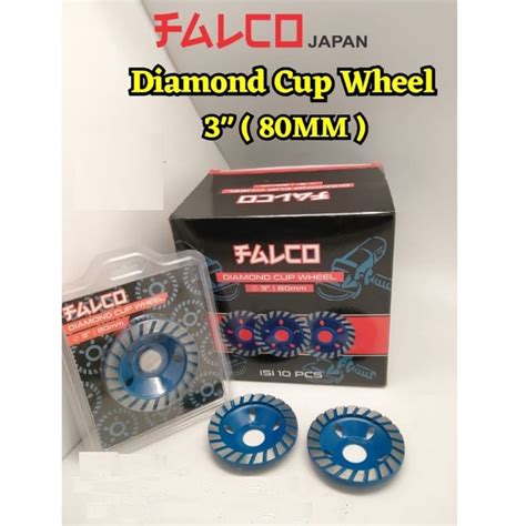 Jual Falco Diamond Cup Inch Turbo Mata Gerinda Poles Beton Mangkok