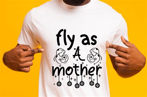 Fly As A Mother Svg Design Graphic By Ujjal Mia · Creative Fabrica