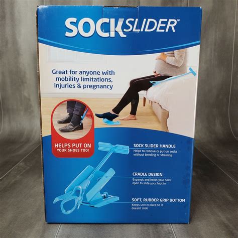 Sock Slider Easy On Off Sock Aid Kit Shoe Horn Pain Free No Bending