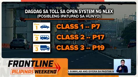 Toll Hike Sa Nlex At Slex Posibleng Ipatupad Simula Hunyo Frontline