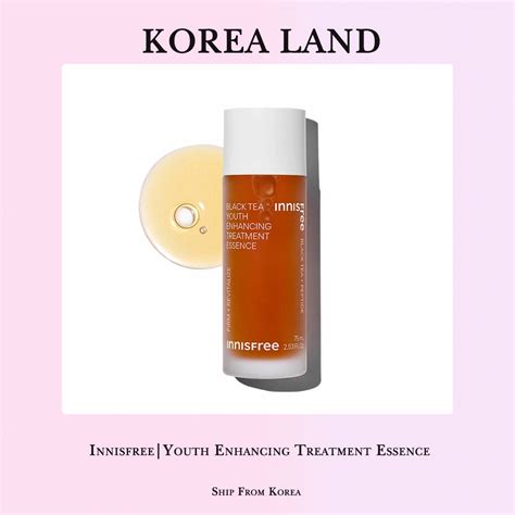 Innisfree Black Tea Youth Enhancing Treatment Essence New Version