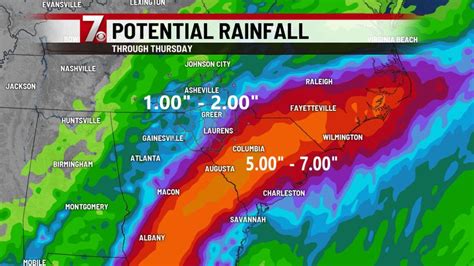 Idalia Weakens To Tropical Storm Drops Heavy Rain Across Sc