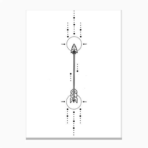 Vertical Arrow Canvas Print by JDuke Illustrations - Fy