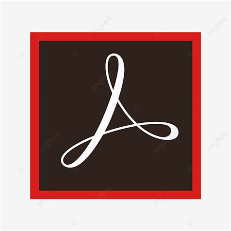 Adobe Acrobat Icon Logo Template for Free Download on Pngtree
