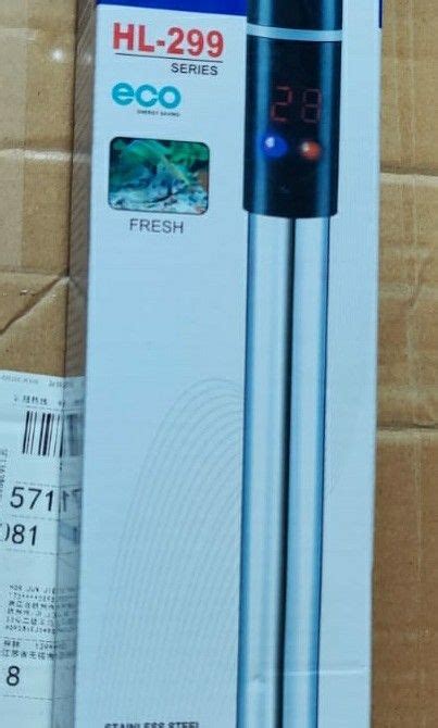 Seabillion Led Display Aquarium Heater Hl Titanium Tube Pet