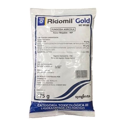 Fungicida Ridomil Gold X 375 Gr Syngenta Croper