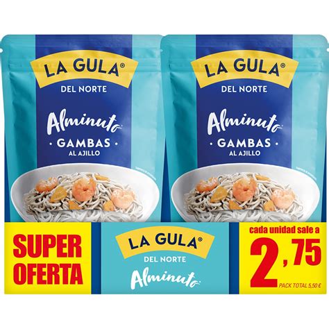 Alminuto Fresca Salteada Al Ajillo Con Gambas Pack De 2 Raciones 110 G