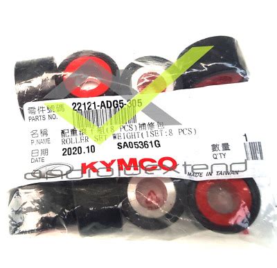 Kymco Xciting S I Cvt Roller Weights Adg Ebay