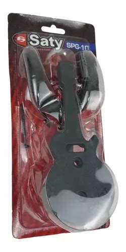 Suporte De Parede Saty Violão Guitarra Baixo Modelo Violão Cor Preto R