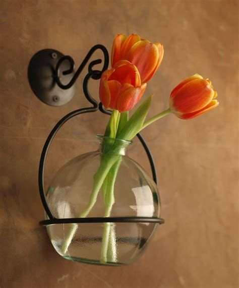 10 Wall Mounted Flower Vase