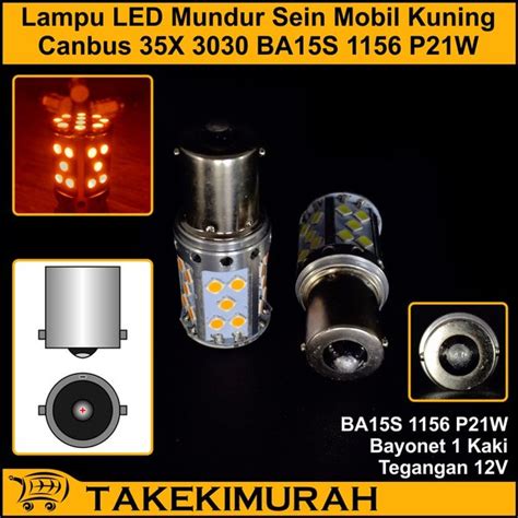 Jual Lampu Mobil Led Mundur Sein Kuning Mata V Ba S P W Di