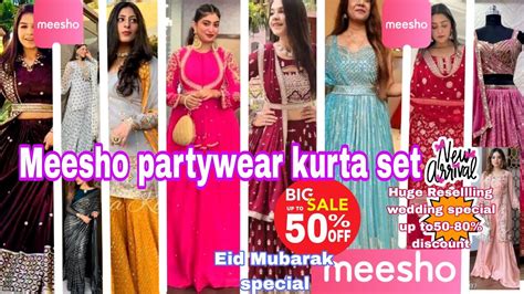 Meesho Haul Meesho Partywear Kurta Set Designer Lahenga Gowns