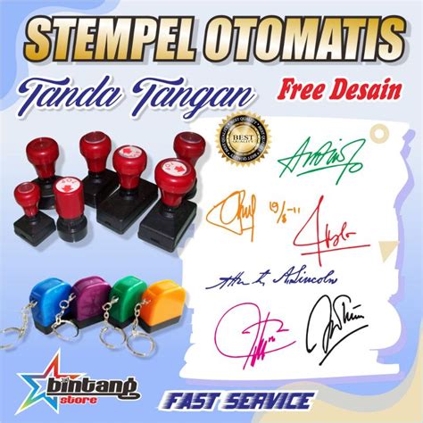 Jual STEMPEL TANDA TANGAN/PARAF/SIGNATURE | Shopee Indonesia