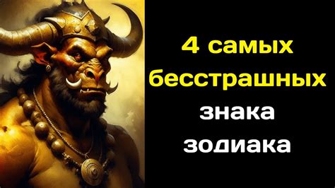 4 самых бесстрашных знака зодиака - YouTube