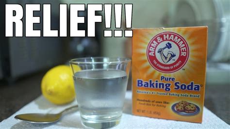 Drink Baking Soda And Lemon To Relieve Upset Stomach Simple Solution Youtube