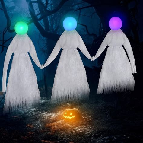 Amazon Libima 3 Pcs Large Light Up Witches Halloween Decorations