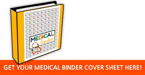 Medical Binder Cover And Spine - Sunshine And Rainy Days