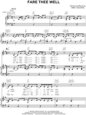 "FARE THEE WELL" Sheet Music - 1 Arrangement Available Instantly - Musicnotes