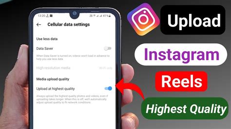 How To Post High Quality Photos And Videos On Instagram Upload