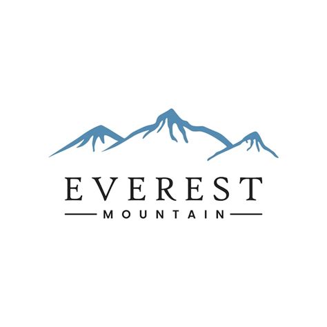 Premium Vector Mount Everest Logo Icon Design