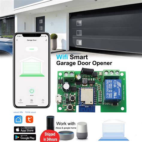 Garagem Port O Abridor De Porta Controlador Controle Remoto Off Rel Wi