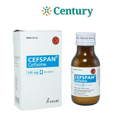 Jual Cefspan Mg Dry Syrup Ml Cefixime Antibiotik Infeksi