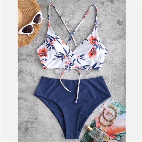 Vestitiy Bathing Suit For Women Bikini Sets For Women Print Bikini