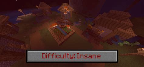 difficulty insane addon  minecraft