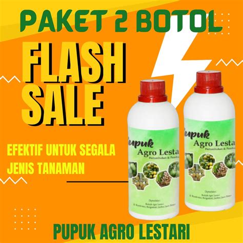 Jual FLASH SALE Paket 2 Botol Pupuk Penyubur Perangsang Dan Pelebat